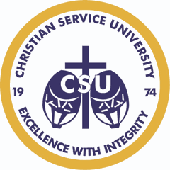 Christian Service University crest
